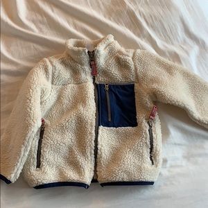 Carters Sherpa zip coat jacket